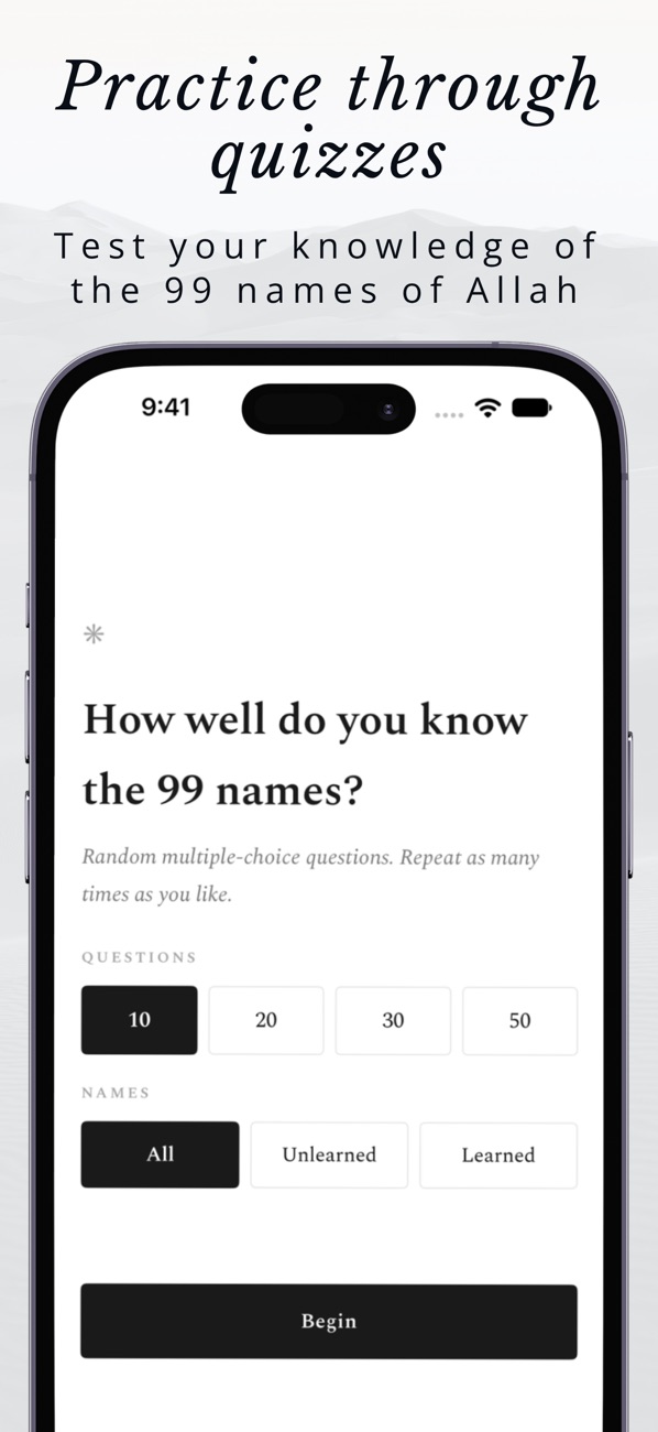 A Husna quiz question